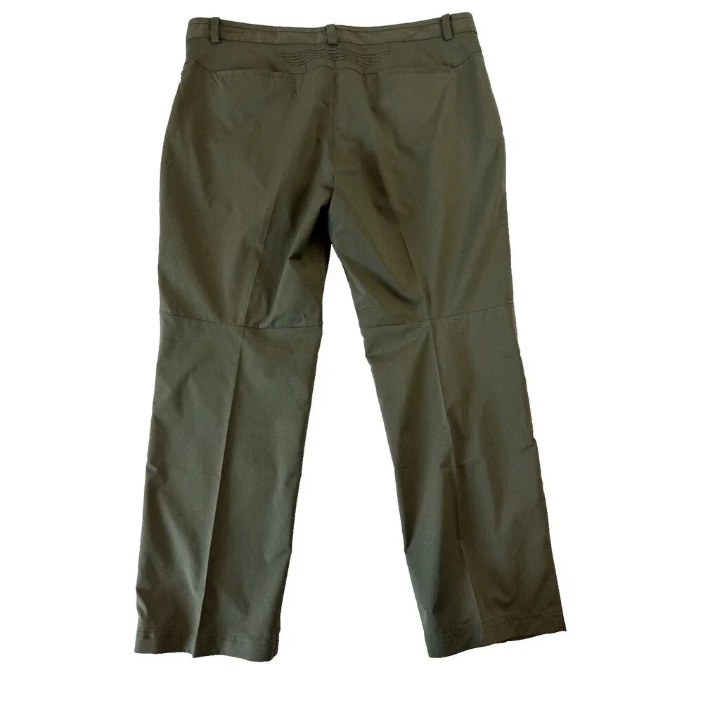 Nike Golf Dri-FIT Performance Pants Olive Green Stretch Pants 40x30
